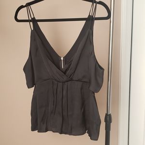 Express Black Silky Top